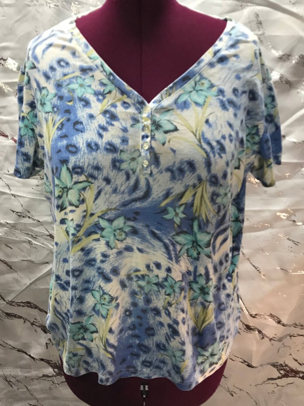 White Stag Women's Floral Print Blouse